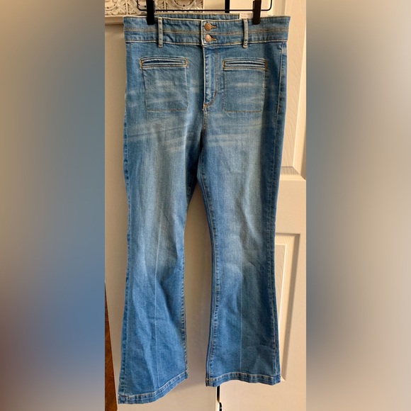 LOFT The Slim Flare High Rise Jeans NWT - 29 - Picture 3 of 12